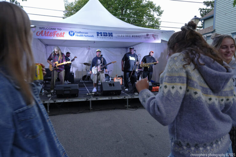 URB playing at West Central ArtsFest 2025